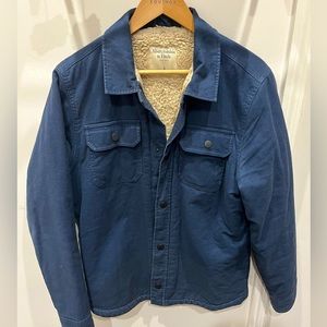 ABERCROMBIE Denim Fuzz-Lined Jacket